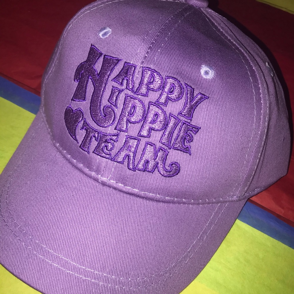 Purple Youth Hippie Kids cap hat gorpcore kidcore child teen cap retro - Picture 8 of 13